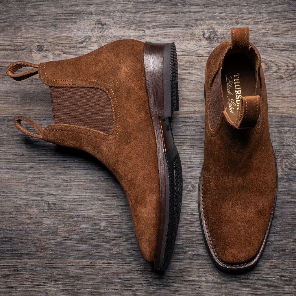 Journeyman Snuff Reverse Leather Boots - Reinforced Heel Counter & Precision Double-Row Stitching Detail