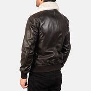 Authentic Sheepskin Leather with Semi-aniline Finish Grain Texture & Heavy-Duty Seam Stitching Detail