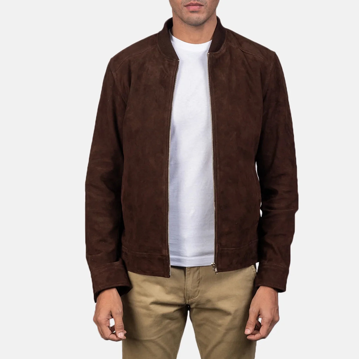 Blain Brown Bomber Jacket – alternate product view 1