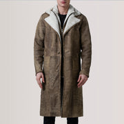 Authentic Sheepskin Snuffed with Snuffed Finish Grain Texture &amp; Heavy-Duty Seam Stitching Detail