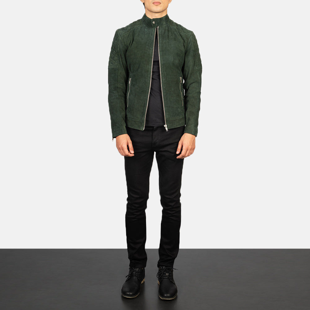 
Fernando Quilted Leather Biker Jacket – alternate product view 3