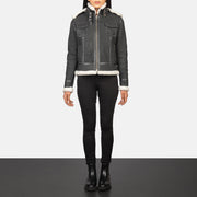 Fiona Hooded Shearling Jacket – alternate product view 3