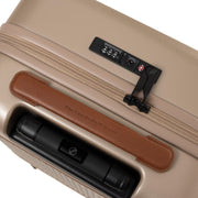 
Tailored Rib Cuffs & Hem Craftsmanship Construction Detail on Hand Luggage Suitcase Zuna