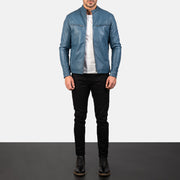 Ionic Leather Biker Jacket – alternate product view 3