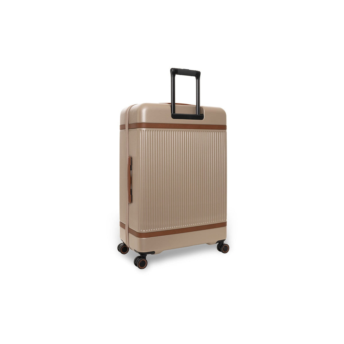 Tailored Rib Cuffs &amp; Hem Craftsmanship Construction Detail on Large Suitcase Zuna