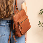 Floran Full-Grain Leather Backpack – alternate product view 2