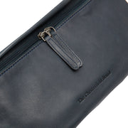 Classic 100% Full-Grain leather Bag - Rear Perspective Showing Reinforced Leather Straps & Stitching