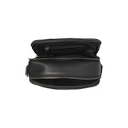 Solid Antique Brass Hardware &amp; Heavy-Duty Dual Zipper Detail on Arendal Full-Grain Leather Crossbody Bag