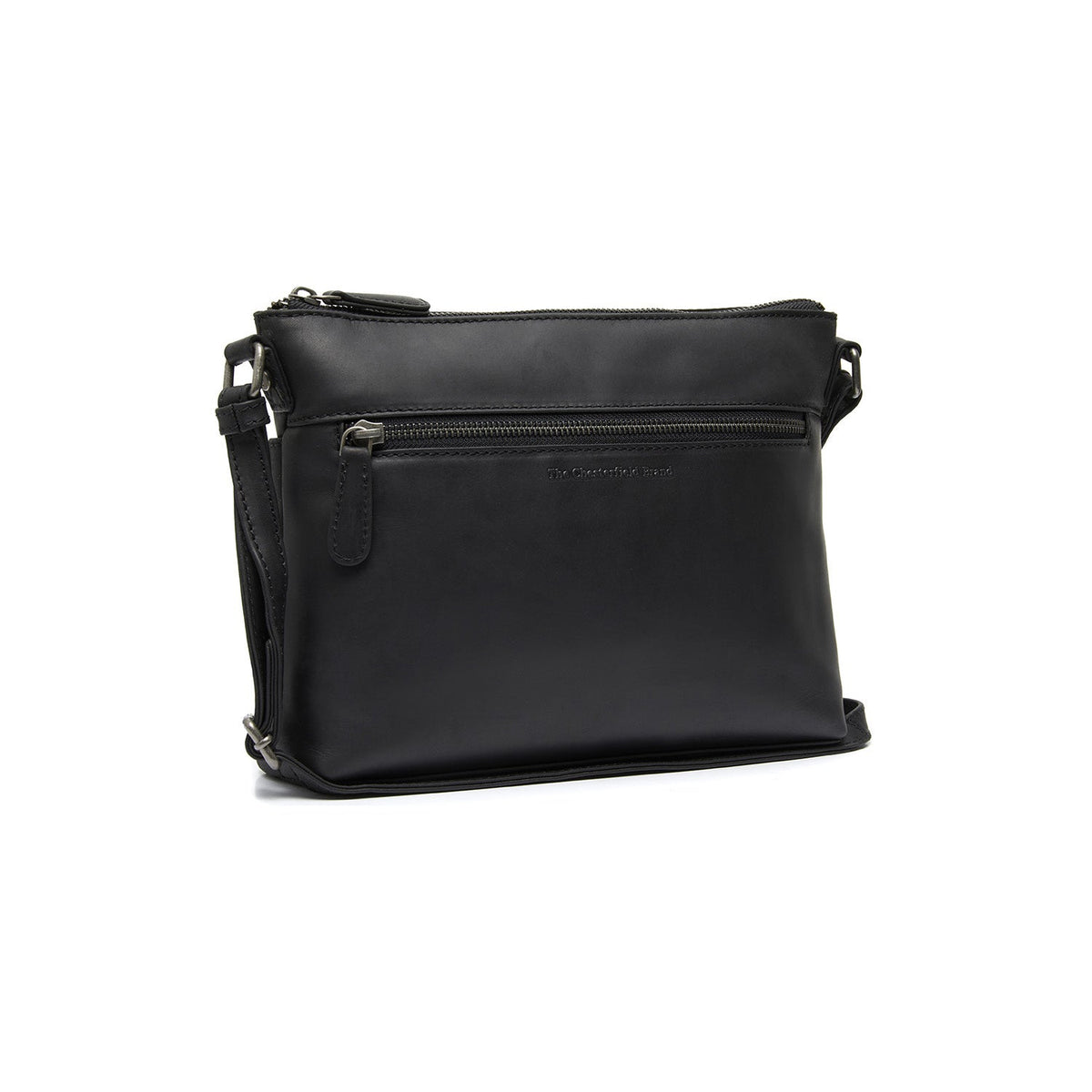 Durban Full-Grain Leather Crossbody Bag in Classic 100% Full-Grain Leather - Full Exterior Front Profile View | Buy Online