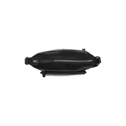 Solid Antique Brass Hardware &amp; Heavy-Duty Dual Zipper Detail on Hailey Full-Grain Leather Crossbody Bag