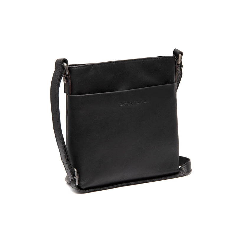 Navene Full-Grain Leather Crossbody Bag in Classic 100% Full-Grain Leather - Full Exterior Front Profile View | Buy Online