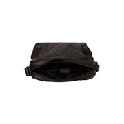 Solid Antique Brass Hardware & Heavy-Duty Dual Zipper Detail on Raphael Full-Grain Leather Crossbody Bag