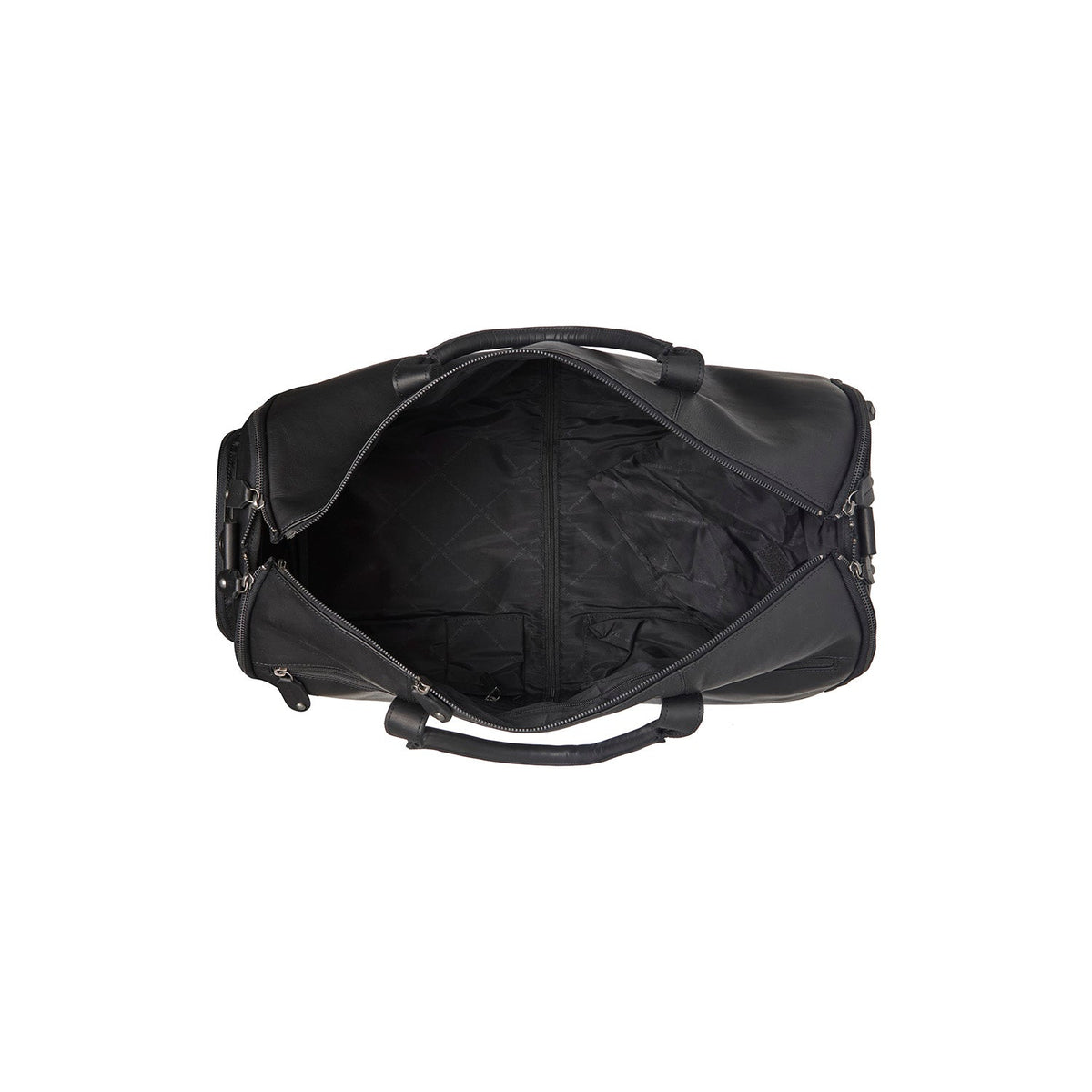 
Interior View Showing Quilted Viscose Lining & Dual Inside Utility Storage Pockets