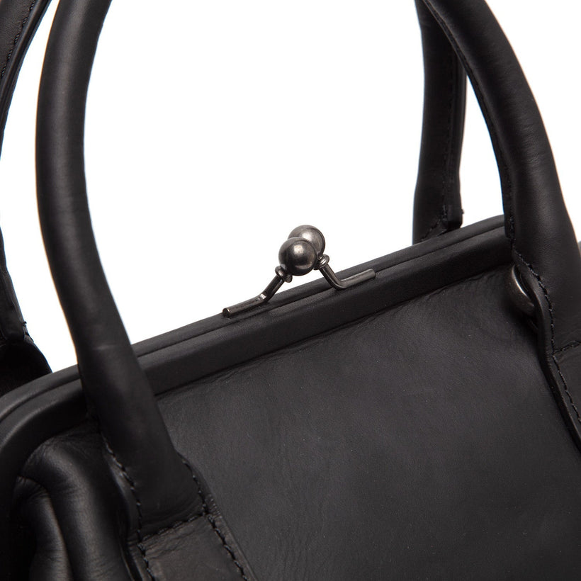 Classic 100% Full-Grain leather Goods - Back View Showing Tailored Shoulder Fit & Clean Hemline