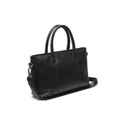 Pergamino Full-Grain Leather Handbag in Classic 100% Full-Grain Leather - Front Profile View & Tailored Silhouette | Buy Online