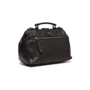 Authentic 100% Full-Grain Leather Grain Texture & Heavy-Duty Seam Stitching Detail
