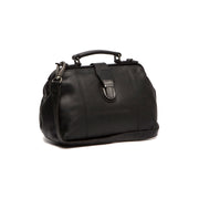 Rachael Full-Grain Leather Handbag in Classic 100% Full-Grain Leather - Front Profile View & Tailored Silhouette | Buy Online