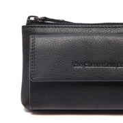 Authentic 100% Full-Grain Leather Grain Texture & Heavy-Duty Seam Stitching Detail