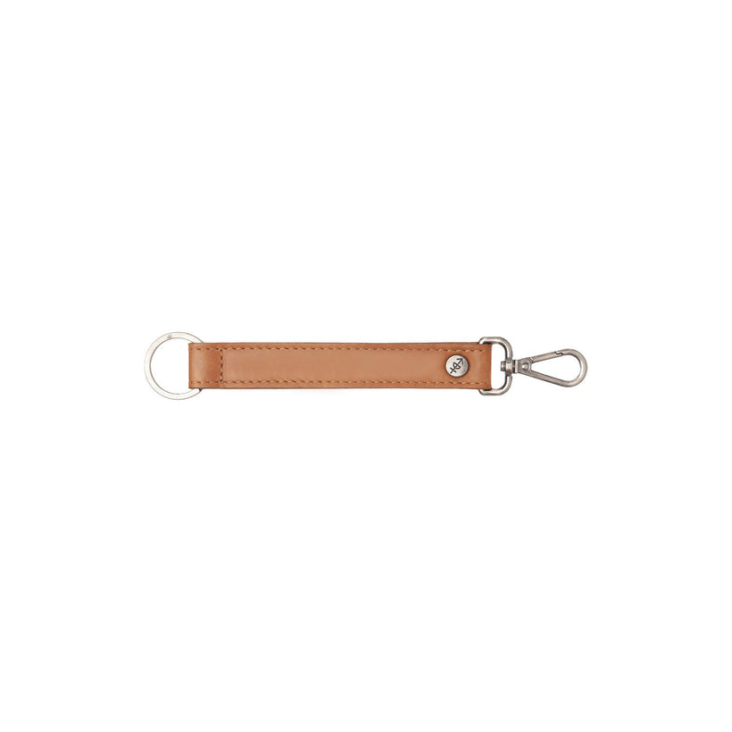Leather Key Ring Cognac