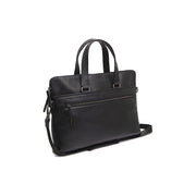 Elvas Full-Grain Leather Laptop Bag in Classic 100% Full-Grain Leather - Full Exterior Front Profile View | Buy Online