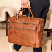 Tacama Full-Grain Leather Laptop Bag – alternate product view 2