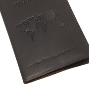 Tailored Rib Cuffs &amp; Hem Craftsmanship Construction Detail on Leather Passport Case