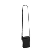 Hamilton Full-Grain Leather Phone Bag - Lateral Side Profile View Showing Sleeve Cut &amp; Athletic Taper Fit