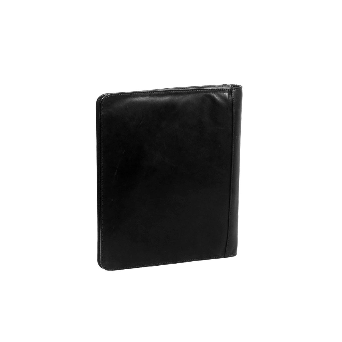 Authentic 100% Full-Grain Leather Grain Texture & Heavy-Duty Seam Stitching Detail
