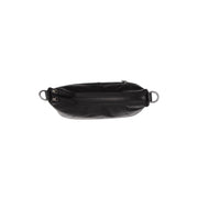 Solid Antique Brass Hardware & Heavy-Duty Dual Zipper Detail on Marle Full-Grain Leather Shoulder Bag