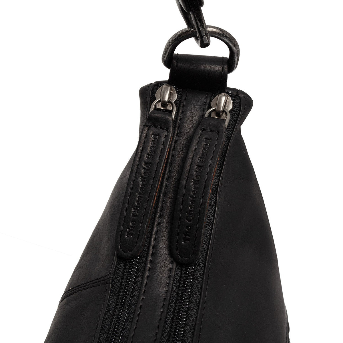 Classic 100% Full-Grain leather Bag - Rear Perspective Showing Reinforced Leather Straps & Stitching