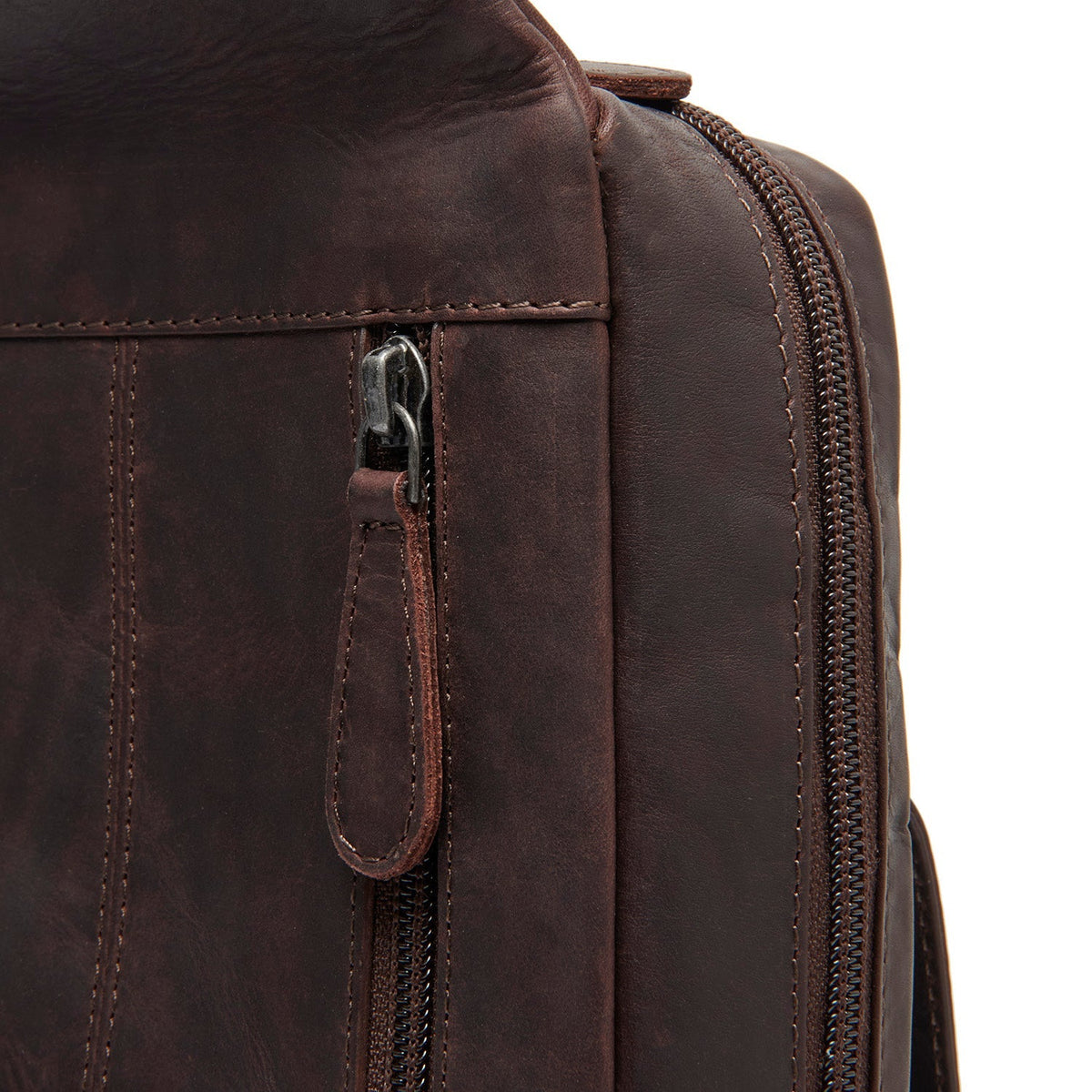 Brown Leather Sling Bag Turelle, detail view 3