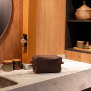 Stacey Full-Grain Leather Toiletry Bag – alternate product view 2