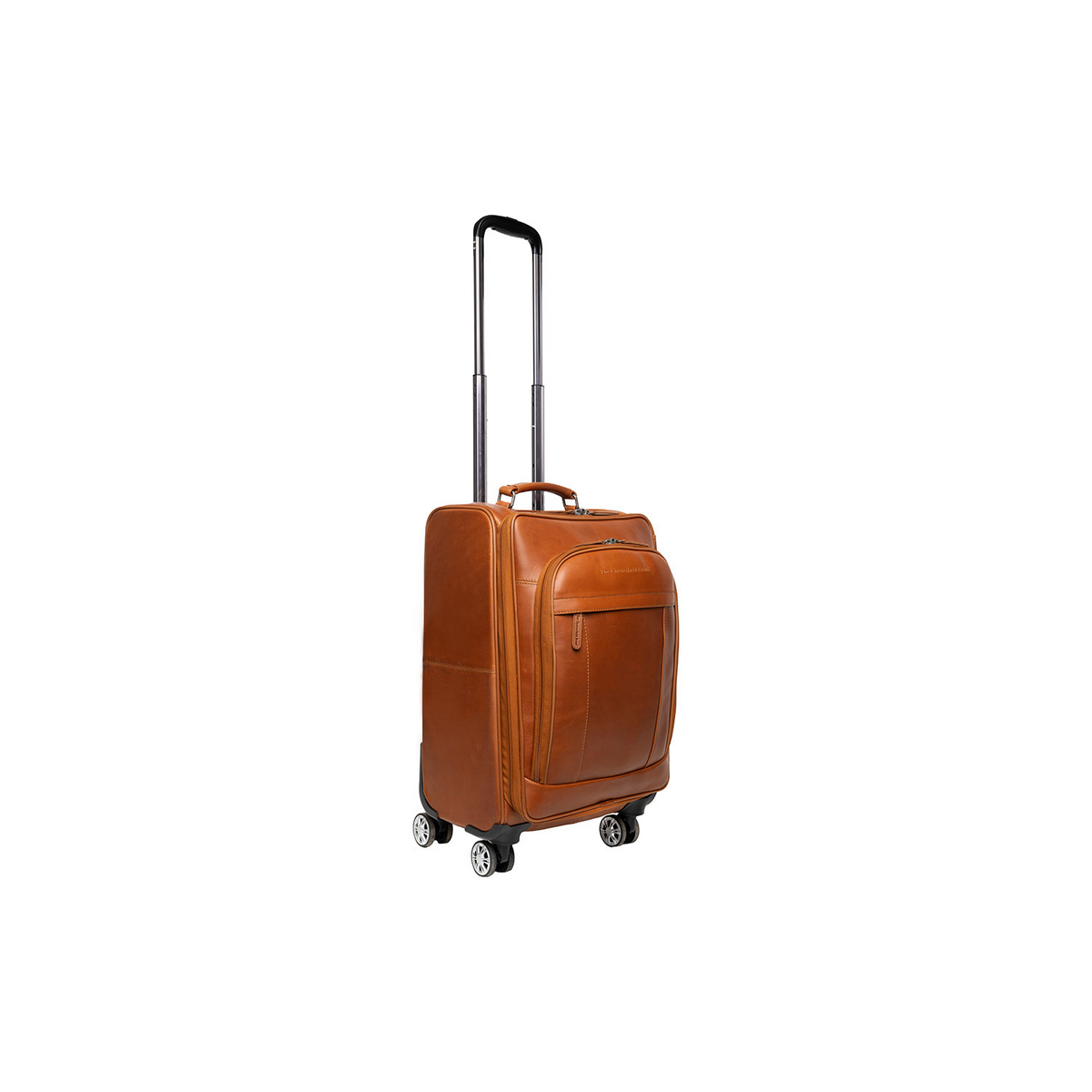 Leather Trolley Key Largo in Classic 100% Full-Grain Leather - Front Profile View &amp; Tailored Silhouette | Buy Online