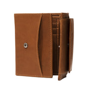 100% Full-Grain Wax Pull-Up 100% Full-Grain Leather Grain Texture & Handcrafted Patina Detail