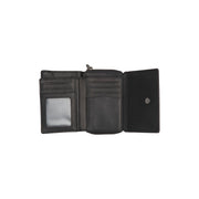 
Sorraia Full-Grain Leather Wallet - Structured Side Profile Showing Gusset Depth & Expansion Capacity