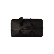 
Portsmouth Full-Grain Leather Weekender Bag - Structured Side Profile Showing Gusset Depth & Expansion Capacity
