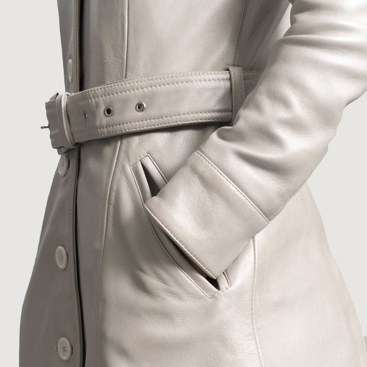 
Interior View Showing Quilted viscose lining & Dual Inside Utility Storage Pockets