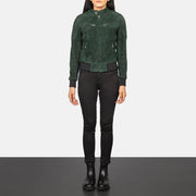 
Zenna Leather Bomber Jacket – alternate product view 3